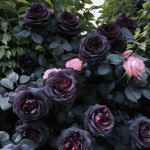 Роза Черная купить по цене от 450р. в интернет-магазине «Посадика» с доставкой почтой в в Кизеле и по всей России – [изображение №1].