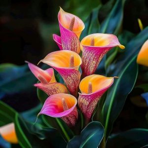 Калла Оникс купить по цене от 450р. в интернет-магазине «Посадика» с доставкой почтой в в Кизеле и по всей России – [изображение №1].