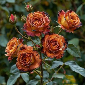 Роза плетистая Оранжевый Бриллиант купить по цене от 450р. в интернет-магазине «Посадика» с доставкой почтой в в Кизеле и по всей России – [изображение №1].